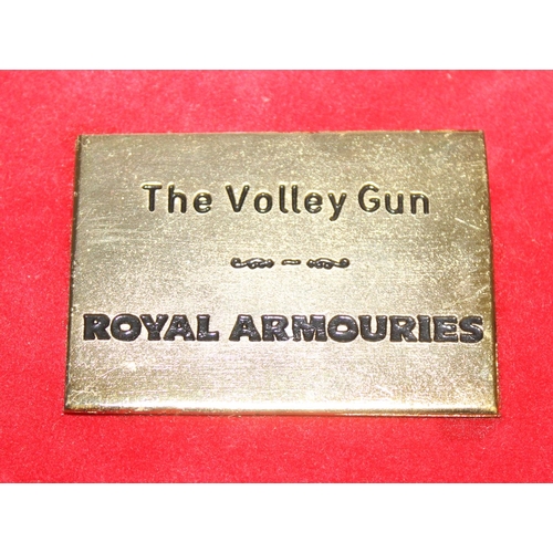 1477 - Boxed Royal Armouries Museum model of 'The Volley Gun' with certificate of authenticity, limited edi... 