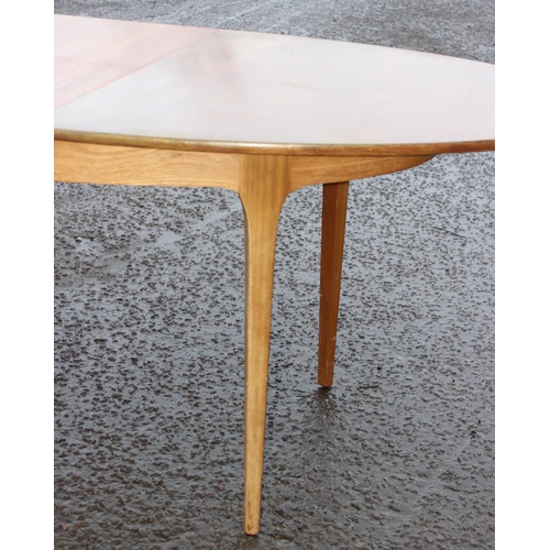 3 - A retro mid-century S-Form teak extending dining table by Sutcliffe of Todmorden, approx 168cm (214c... 