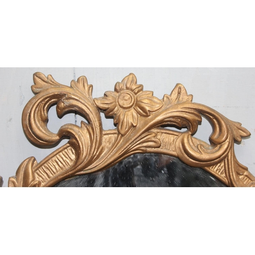 470 - Decorative gilt-framed mirror, approx 80 x 55cm