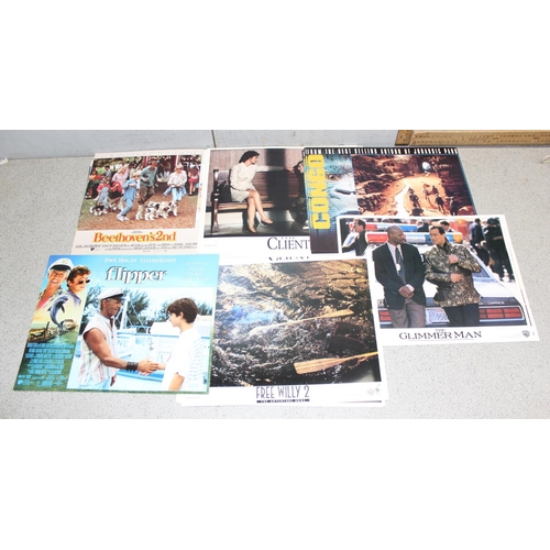 517 - Qty of film and cinema related ephemera to incl press release movie stills, promotional movie lobby ... 