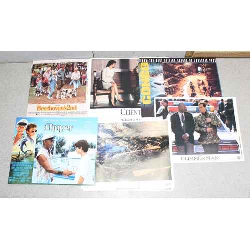 517 - Qty of film and cinema related ephemera to incl press release movie stills, promotional movie lobby ... 