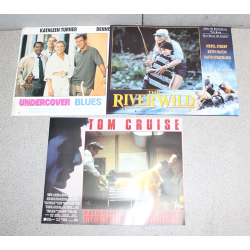 517 - Qty of film and cinema related ephemera to incl press release movie stills, promotional movie lobby ... 