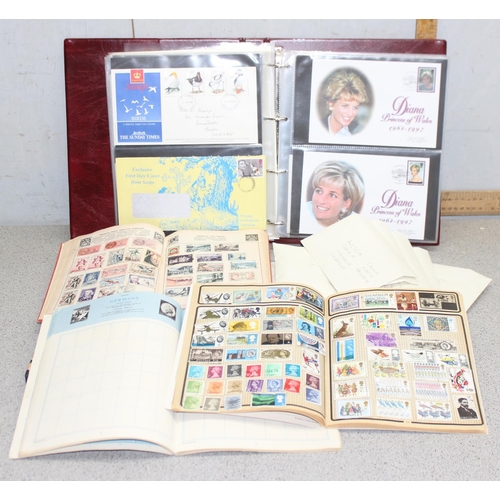 520 - Folder of first day covers and other stamps