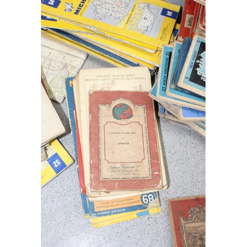 523 - Qty of Ordnance Survey and road maps etc