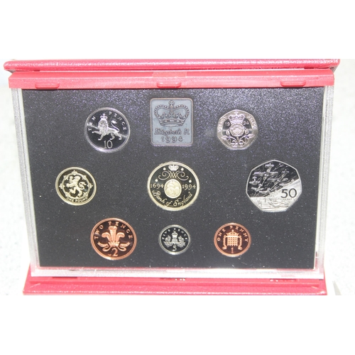 1203 - 2004 brilliant uncirculated coin set in luxury folder, 1986 & 1987 coin sets, 1987 Jersey coin set a... 