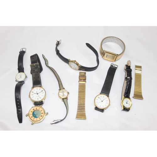 1330 - Qty of assorted vintage and later watches