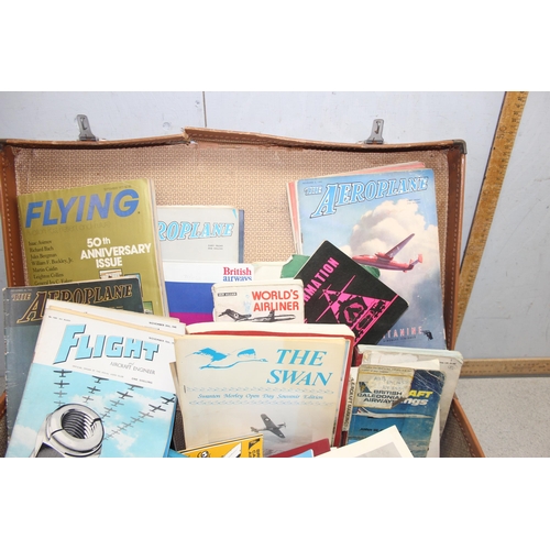 529 - Case of airline ephemera etc