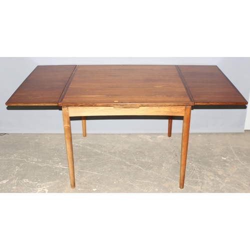 56 - Poul Hundevad (1917-2011), and unusual retro reversible topped extending dining and games table, see... 