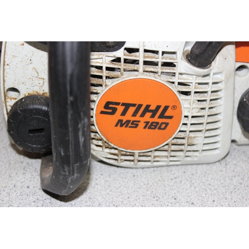 837 - STIHL MS 180 petrol chainsaw