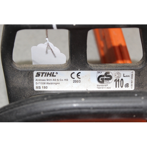 837 - STIHL MS 180 petrol chainsaw