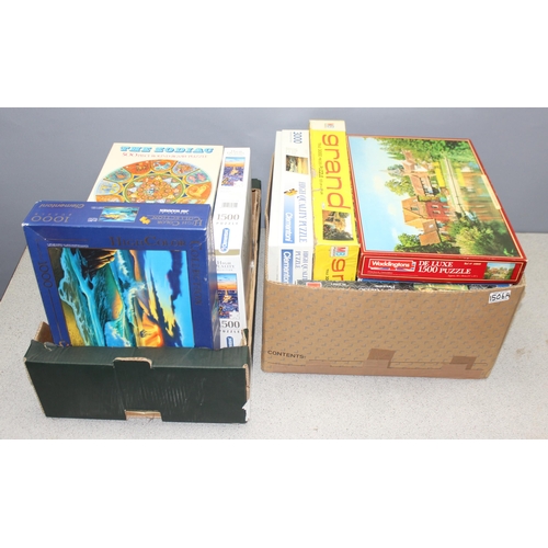 1506A - Qty of vintage toys and games to incl 1970's Blue Box Shell Parking Garage in original box