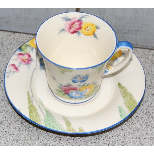 1930’s Crown Devon floral “Dubarry” pattern hand painted 10 piece tea ...