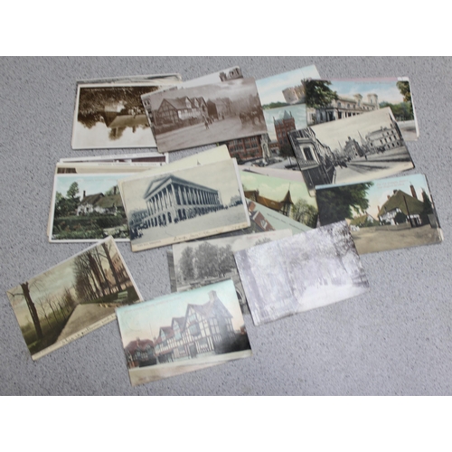 531 - Qty of assorted antique postcards, Edward VII stamps and other ephemera etc