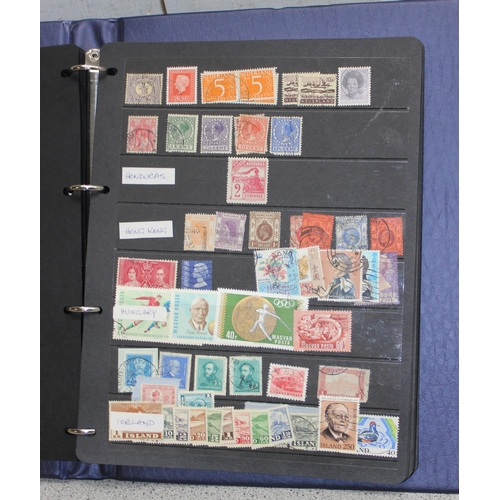 538 - Stamps - World in Album/Hagners  ( 100s)