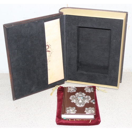 543 - Leather and jewelled metal mounted presentation 1st edition of “Tales of Beedle the Bard” by J.K. Ro... 