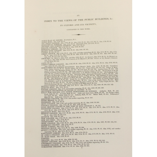 544 - Volume I and II of Oxonia Antiqua Restaurata by Joseph Skelton dated 1823 - retaining text but missi... 