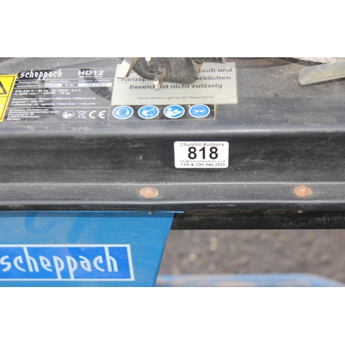 818 - Scheppach dust extractor