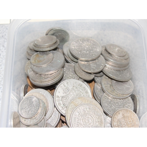 1216 - Qty of assorted mixed British coins, mainly 20th century, approx 1.5kg gross, and a vintage decimal ... 