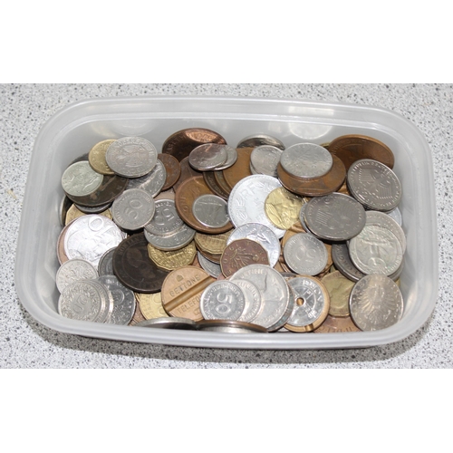 1224 - Qty of assorted mixed world and British coins, approx 1.2kg gross