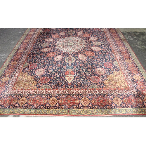 218 - A highly decorative Persian designed rug of large size, by Arran, approx 367cm x 273cm