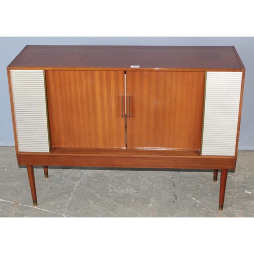 768 - A vintage Ultra Stereogram with Monarch record deck, approx 107cm wide x 39cm deep x 79cm tall