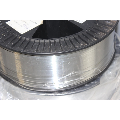 817 - 2 large reels of mig welding aluminium wire 0.8mm (2 of 2 lots).