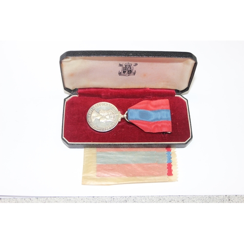 1491 - Queen Elizabeth II Imperial Service Medal named to Albert Charles Johns, in original Royal Mint box ... 