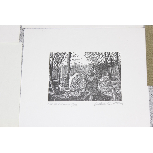 439 - 7 Graham Williams wood engravings, all of nature / animal scenes, the largest 20 x 23cm