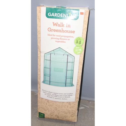301 - Gardenline walk in greenhouse, boxed