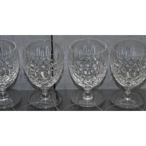 1804 - Qty cut glass and crystal, mostly Appin patterned Edinburgh Crystal to incl whisky tumbles, sherry g... 