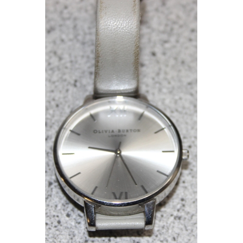 1308 - Men's ‘English Laundry’ stainless steel and chrome plated large faced wrist watch in original box,  ... 