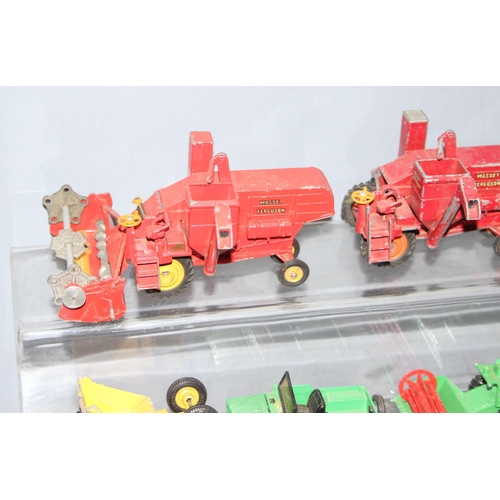 1507 - Qty of play-worn diecast toy farming vehicles to incl Corgi, Matchbox etc