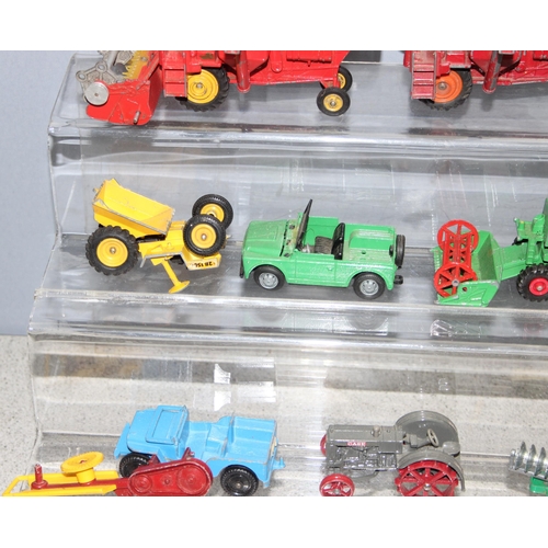 1507 - Qty of play-worn diecast toy farming vehicles to incl Corgi, Matchbox etc