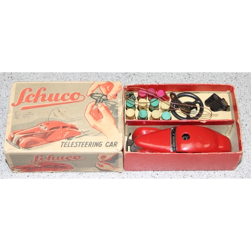 1527 - Vintage Schuco Telesteering 4-speed toy car in original box