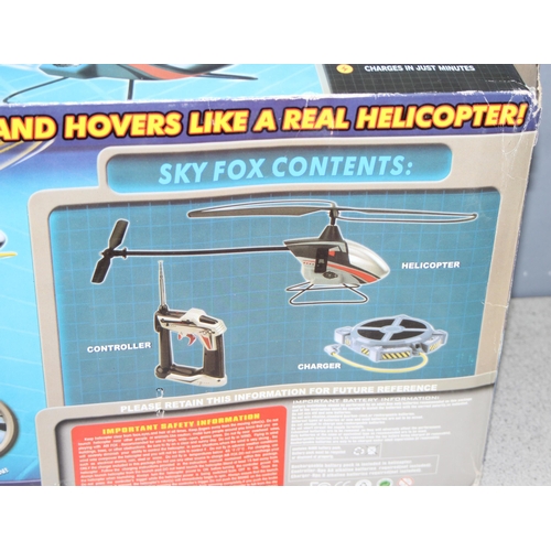 1529 - Remote controlled Sky Fox helicopter by Air Fox, in box