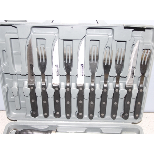 1623 - Chef's knife set with steak cutlery in case by Küchenmesser