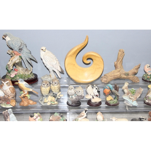 1756 - Large qty of mostly bird figurines, to incl The Country Bird Collection examples