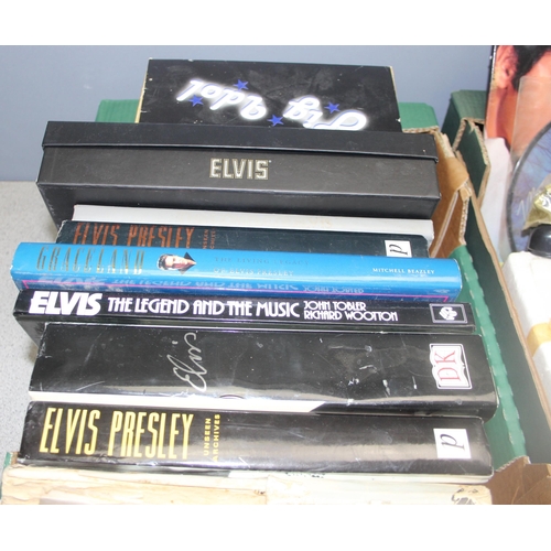 1757 - Large qty of collectable Elvis items, to incl books, figurines and soft toys etc