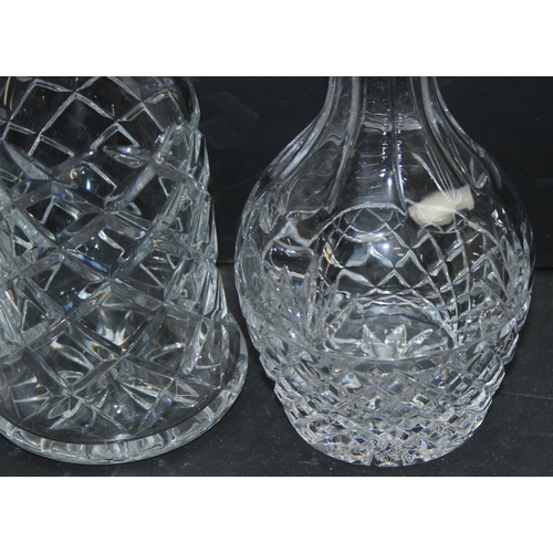 1768 - 4 assorted glass drinks decanters, tallest approx 35cm