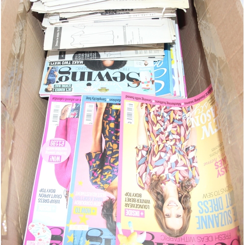 205 - Large qty of sewing patterns and magazines