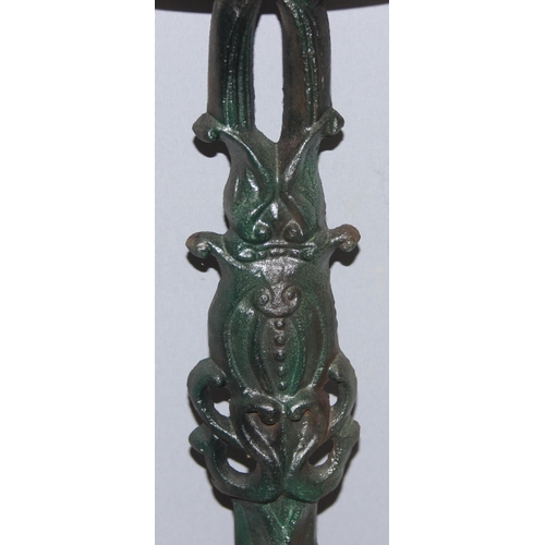 284 - A Victorian style cast iron stick or umbrella stand, approx 62cm tall