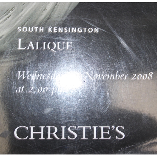 502 - 4 Lalique glass reference books