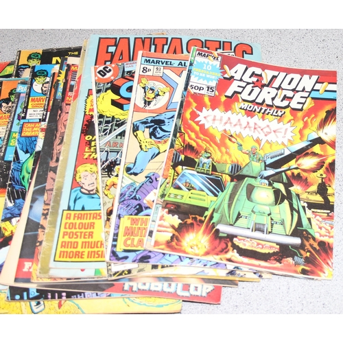 513 - Qty of children's comic books (mostly 1980s) to incl Superman's Action Comics, Dragon Claws, Action ... 