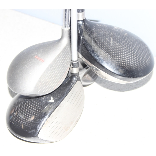 703 - Qty of golf clubs to incl a King Cobra driver