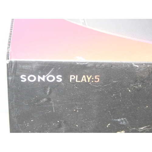 755 - Sonos Play:5 (gen 2) Wireless Sound System Speaker in black with box