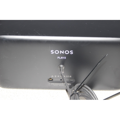 755 - Sonos Play:5 (gen 2) Wireless Sound System Speaker in black with box