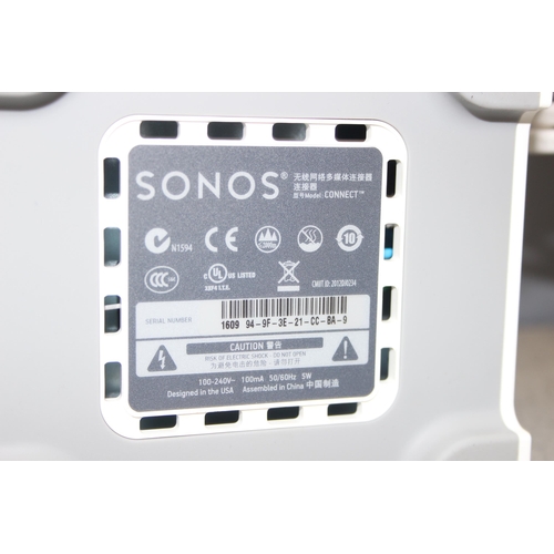 759 - Sonos connect Wireless Home Audio Receiver in white with box