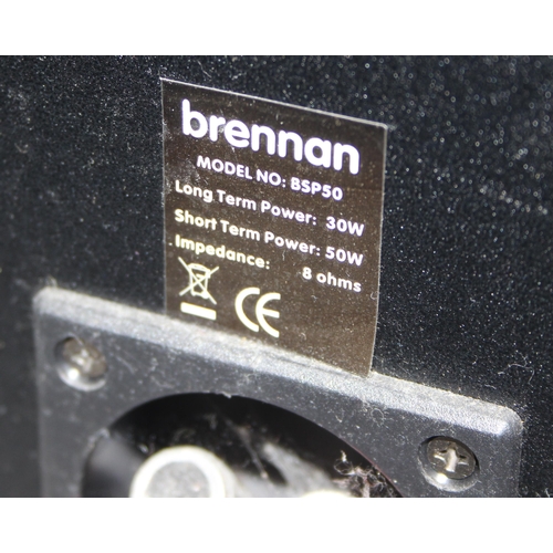 765 - Brennan B2 CD player and 4 Brennan BSP50 bookcase speakers