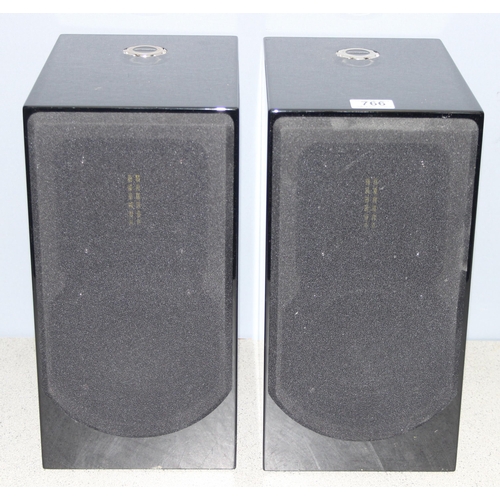 766 - Pair of Roksan TR-5 S2 loudspeakers in black