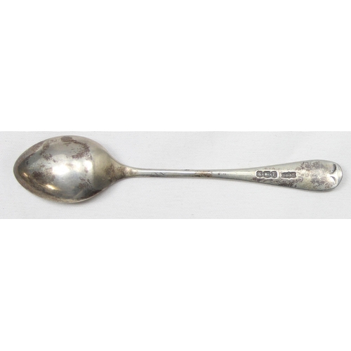 1035 - A boxed set of 6 silver coffee spoons, Sheffield 1936 by James Dixon & Sons, approx 49.96g gross and... 